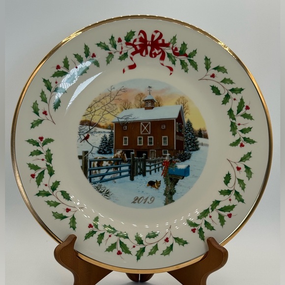 Lenox Other - Lenox HOLIDAY ANNUAL CHRISTMAS PLATE Collector Plate 2019 29th Anniversary